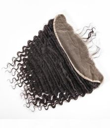 Vague de corps droite en vrac pneosque bouclé bouclé pertinent 13x4 malaisie coiffure dentelle frontale et fermeture des frontaux en dentelle de l'oreille en s3022437