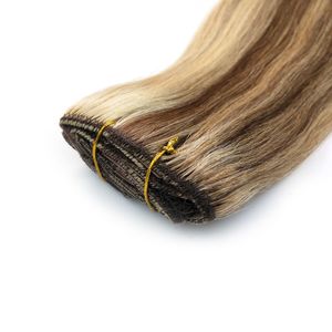 Clip roire dans les extensions de cheveux réels Human Hair 40pcs 100g pour les femmes Double trame Extensions de cheveux