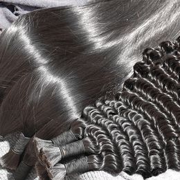 Extensiones naturales del cabello humano del color a granel sin procesar del bulto vietnamita crudo recto del cabello