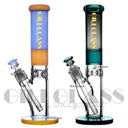 14 inch rechte waterpijpbeker Bong Tube Glas Bongs 14 "Tall Dikke Dab Rigy waterpijp Olie Rigs Quartz Banger Herb Rookaccessoires