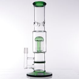 Tube droit verre bang narguilé nid d'abeille Dab Rig cage à oiseaux Perc conduites d'eau plates-formes pétrolières pour fumer avec Banger Bowl