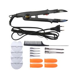 Slagers 1set Fusion Iron Warmte Connector Haarextensies Machine Constante temperatuur EU/US PLUT HAAR ACCESSOOR KIT KERATIN BONDING Tools