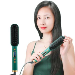 Stijltangen Beauty Health Stijltang Gratis verzending Straightening Curler Negative Ion Perm Smoothing Brush Kam Styler Beauty Health