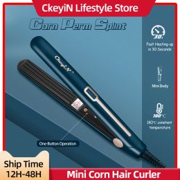 Lissers ckeyin en céramique Coiffe Cermelle Iron Corn Match Strucping Iron Barrel Hair Waver Curling Wand Fashion Style Tools Tools Curler Modeler