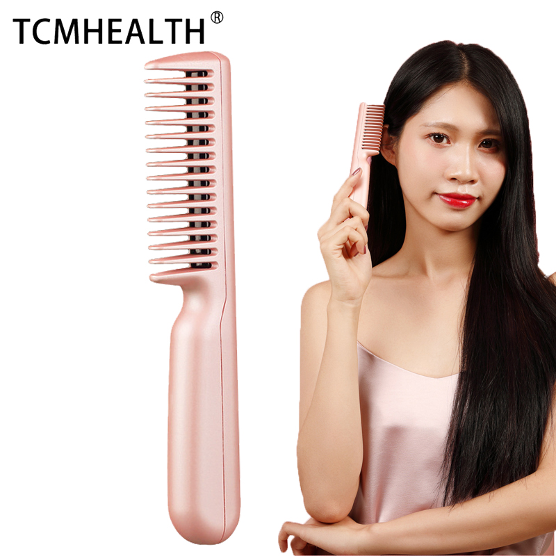 Straightening Comb Rechargeable Hair Wireless Pettine Ins Negative Ion Does Not Hurt Hair Travel Portable USB Charging