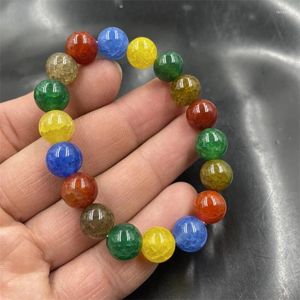 Brin 10 mm Bracelet en bois coloré Agate Jade Dragon Match