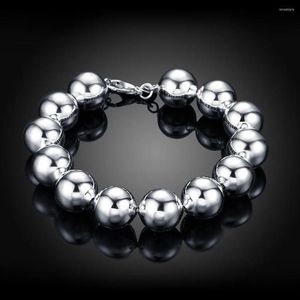 Strand 14m Bracelet boule de Bouddha pour femmes 925 estampillé couleur argent luxe qualité tendance femme bijoux 2022 accessoires entiers 290c