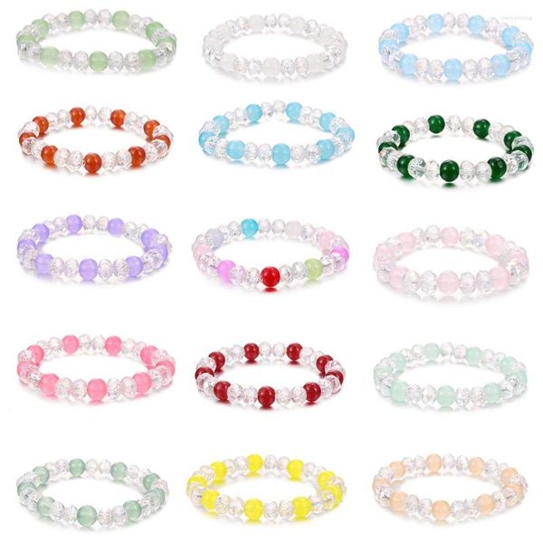 Strand 2023 printemps Style ethnique rond cristal perlé macramé Bracelet bracelets réglable corde bijoux pour hommes femmes