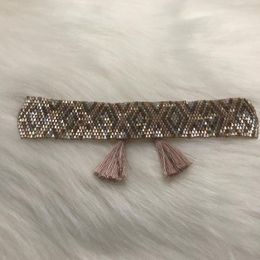 Strand 2023 Unique Géométrie Miyuki Bracelet Haute Qualité En Gros Bijoux À La Main Boho Femmes Réglable
