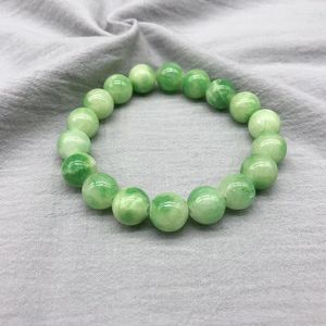 Bracelets en pierre d'agat Malachite verte naturelle 2024, perles rondes pour femmes, bijoux avec pendentif Vintage 8mm