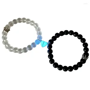 Brin 2pcs Bracelets assortis Bracelets Lumineux couple Bracelet Amateur bijoux bracele