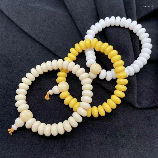 Strand 33 Tasbiha cuentas planas de imitación joyería musulmana árabe pulsera islámica hombres mujeres oración