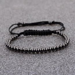 Strand 4MM Classique Bracelets Pour Femmes Or Argent Couleur Perlé À La Main Réglable Cuivre Perles Bracelet De Mode Bijoux Cadeau 2023