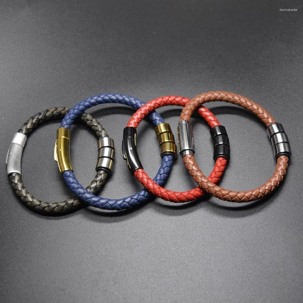 Brin 5 pcs/lot Logo personnalisé Bracelets en cuir de vache véritable pour hommes femmes bracelets en peau de vache véritable Promotion en gros vente