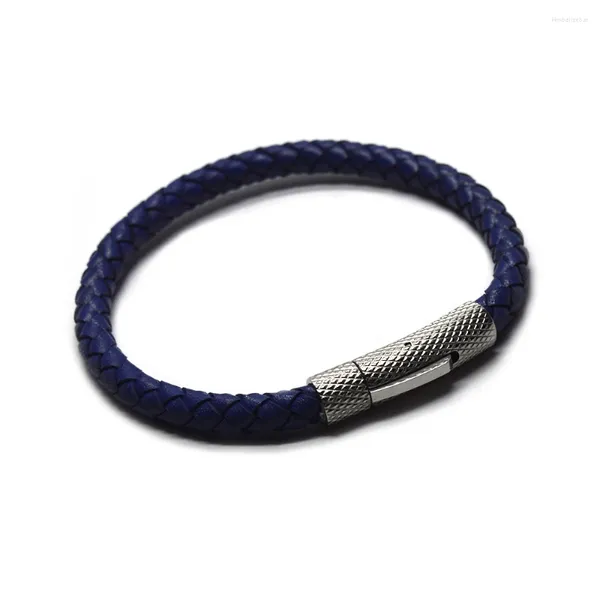 Bracelets en cuir de vache véritable pour hommes et femmes, 5 pièces/lot, cadeaux, vente en gros, première couche de qualité