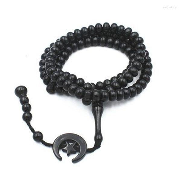Strand 8mm chapelet musulman Tasbih 99 perles Bracelet de prière méditation Mala collier pour femmes hommes bracelets porte-bonheur bijoux cadeau