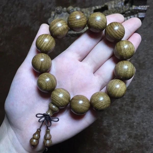 Strand Agarwood Golden Sandalwood Beads Hand String Bracelet Wholesale Retail Stalles Physical Boutiques en bois Artisanat Grand Quant