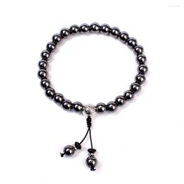 Bracelet Anti-anxiété à brins, Anti-Stress, hématite, 27 1 perles, Mala, méditation, prière, bijoux faits à la main, vente en gros