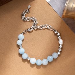 Stron Arrivée Fashion Energy Lucky Breded Charm Bracelet Bijoux de pierre naturelle réglable Bracelets pour filles