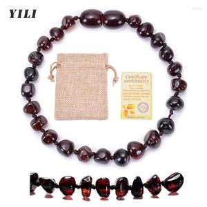 Strand Baltisch Amber Tandjes Armband Enkelbandje Voor Baby Volwassen Gecertificeerde Authentieke Kralen Handgemaakte Sieraden Geschenken 7 Maten 5 Kleuren