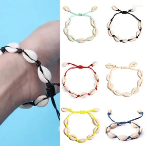 Strand Boho Shell Corde Bracelets de Cheville Pour Femmes Vintage Été Plage Pieds Nus Fille Charme Bracelet Cheville Jambe Chaîne Pied Bijoux Faits À La Main