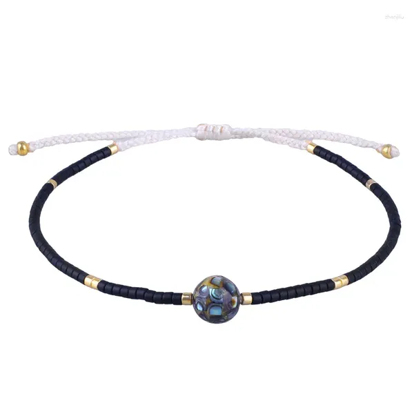 Strand C.QUAN CHI Gemas de cristal Mezcla de cuentas Pulseras de la amistad Encanto Joyería hecha a mano ajustable al por mayor