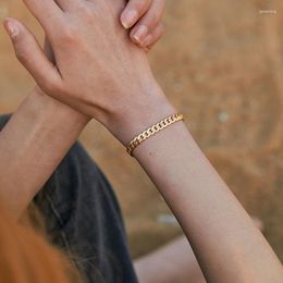 Strand CCGOOD Cubaanse Ketting Vergulde Armband Voor Vrouwen Klassiekers Hoge Kwaliteit Unfade Armbanden Verstelbare Sieraden Pulseras Mujer Gift