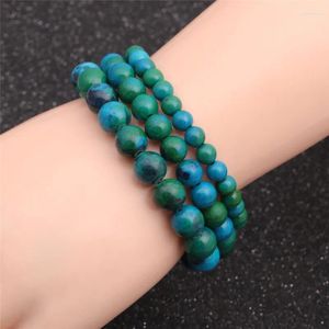 Breloques en pierre de phénix pour hommes et femmes, perles naturelles, chapelet en Malachite, bijoux de Yoga, Bracelets pour femme