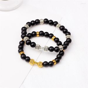 Brin classique naturel noir pierres ponces perle Bracelet bouddhiste bouddha prière Bracelet femmes hommes Couple mode bijoux cadeau