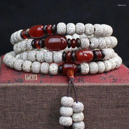 Strand Creative Xingyue Bodhi Hainan Gaomi 108 perles Bracelet accessoires d'agate rouge