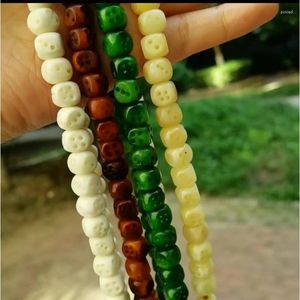 Strand Dice 108 perles personnalité multicolore ethnique Long Bracelet en gros
