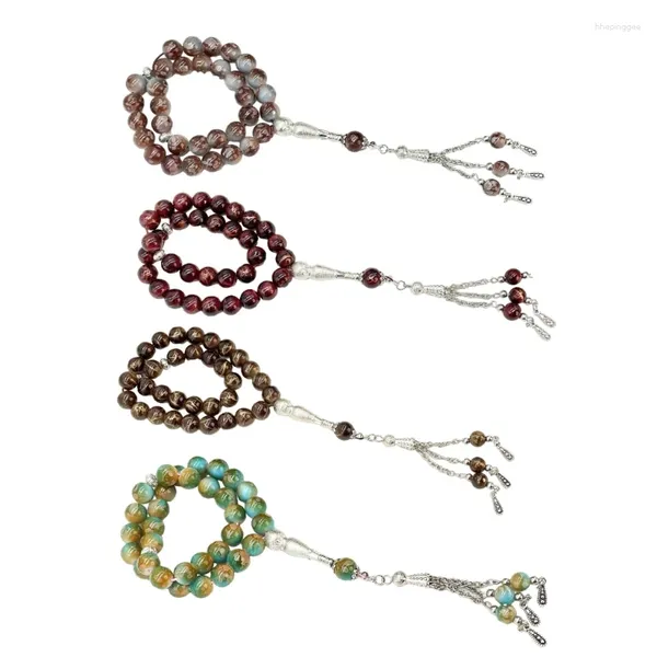 Pulsera de cuentas de oración duradera, pulsera religiosa, joyería de muñeca