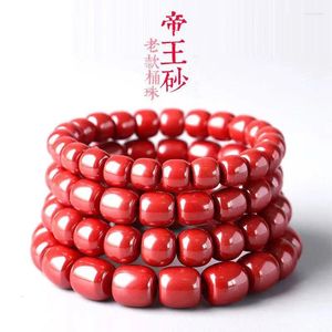 Bracelet de perle en forme de baril de style ancien empereur à l'empereur de brin