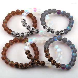 Strand Fashion Bracelets d'énergie en cristal et boule brillants