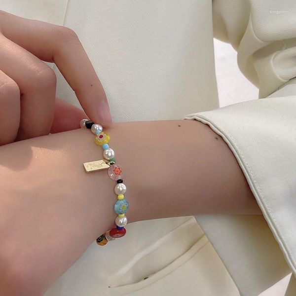 Strand Funny Candy Fashion Vintage Pulsera Mujeres Summer Bead Luxury Jewelry