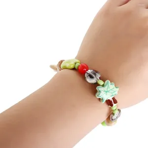 Bracelet de poisson chanceux en verre de brin