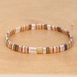 Strand Go2boho Boho Sieraden Miyuki Tila Kralen Armband Voor Vrouwen Bohemian Bijoux Kraal Pulsera Femme Stretch Verstelbare Armbanden