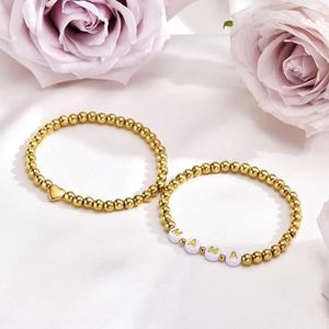 Bracelets plaqués or à l'or bracelet en acier inoxydable bracelet en forme d'empilement de bracelet à la mode unisexe unisexe
