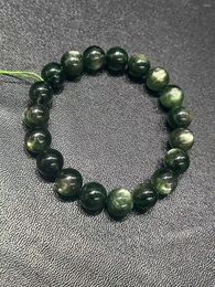 Bracelet en Mica et Lithium vert à brins pour femmes et hommes, pierres précieuses naturelles, avec breloques, de haute qualité