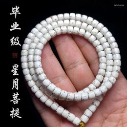 Strand Hainan recht gesneden oude vat Xingyue 108 Boeddha kralen originele zaad rozenkrans armband