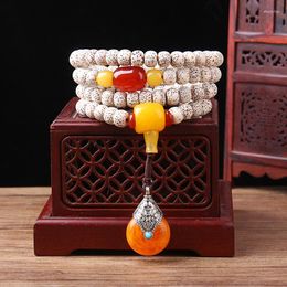 Strand Hainan Xingyue Bodhi 108 bouddha perle ventilateur Ye même main chaîne Couple graine Bracelet