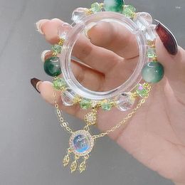 Bracelet attrape-rêves à pampilles pour femmes, bijoux de haute qualité, Design personnalisé, Punk Feng Shui, cristal de luxe, cadeau perlé