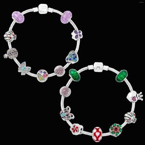 Strand High Quality Fabriqué à la main Crystal Perles Charmes bracelet bracelet pour femmes bijoux de marque Femme Original Pulseras Mujer cadeau