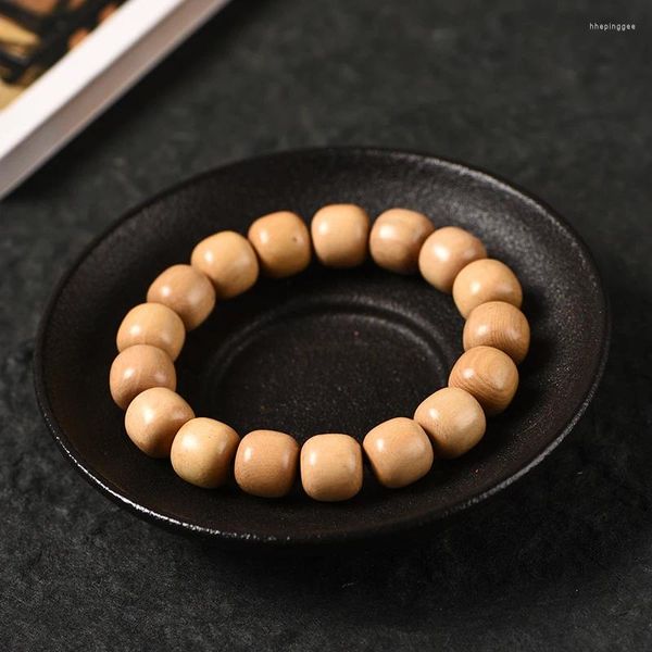 Bracelets en perles de bois Huangyang, Bracelets culturels et bouddhistes. Les petits joueurs de niche aiment la prière