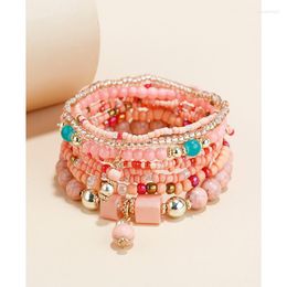 Strand in Fashion Boheemse stijl rijst Bead Bracelet Suit Niche Design Accessoire Gift for Girls