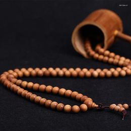 Strand India Laoshan Sandelhout Armband 108 Rood Vlees Oude Materialen Heren en Dames Gebedskralen Paar