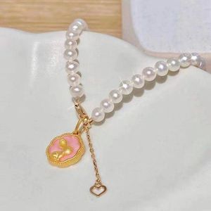Brin japon et corée du sud rétro fait à la main perle exquise pendentif collier Bracelet ensemble brins de perles