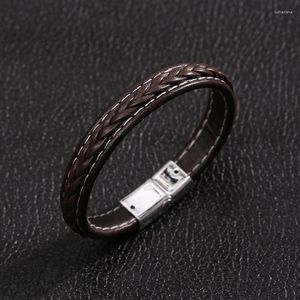 Strand JUNWEI Classique Mode Simple Bracelet Homme Boucle Magnétique Bijoux Homme