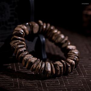 Strand Kalimantan Handarmband met vorm Oud Indonesisch materiaal Eaglewood Boeddha kralen Dames Heren Ondergedompeld Type Fidelity