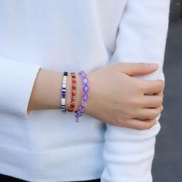 Strand Kelitch Bracelet perlé empilable Tila Stretch Handmade Charm Friendship Bracelets Cadeaux pour femmes